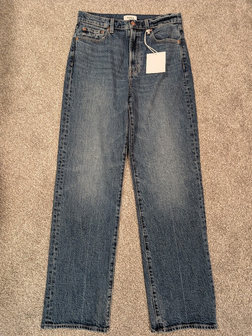 Pistola Cassie High Rise Palladium Straight Leg Jeans Size 29 - Picture 1 of 3